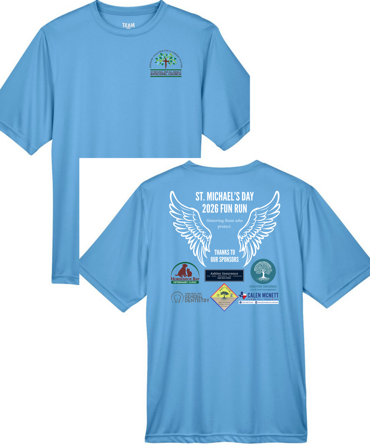 Custom Fun Run_SS Men/Unisex Zone Performance UPF 40+ T-Shirt