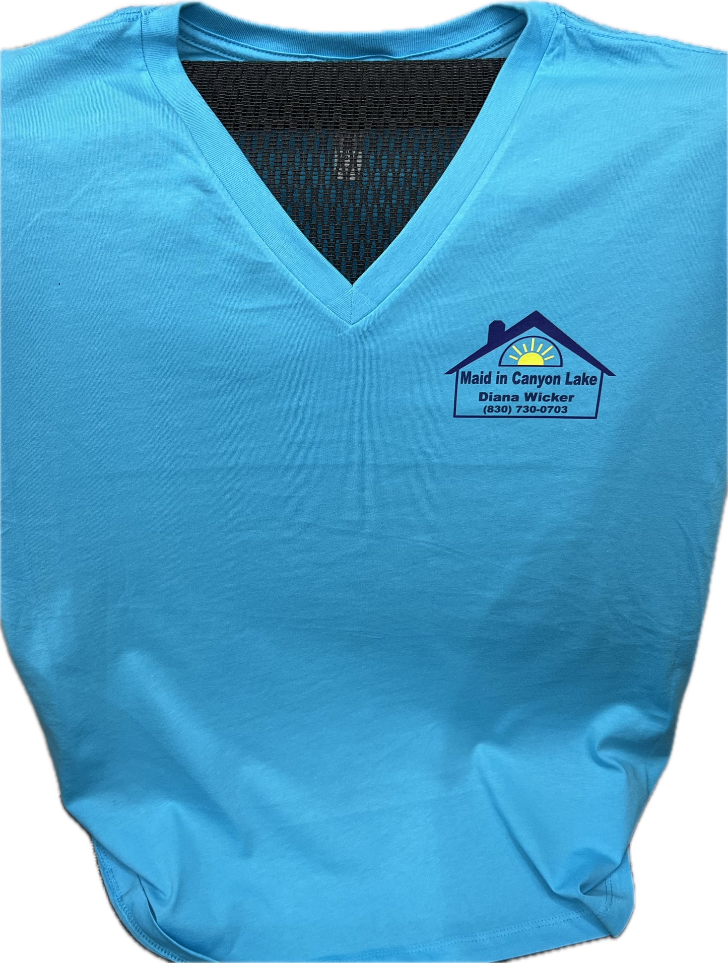 Custom Left Chest Graphic - Women's V-Neck Tee