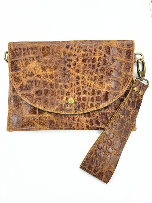 Custom Leather Wristlet