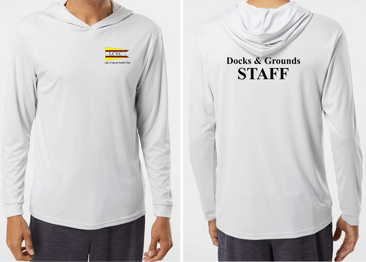 Custom Sublimation-Unisex Bahama Performance Hooded Long Sleeve T-Shirt