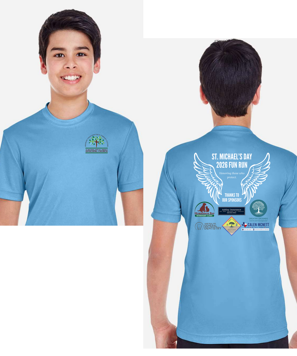 Custom Fun Run_SS Youth Zone Performance UPF 40+ T-Shirt